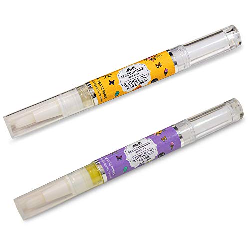 Maccibelle Pure Cuticle & Nail Oil Pen 2ml Heals Dry Cracked Cuticles (Milk & Honey + Lavender)