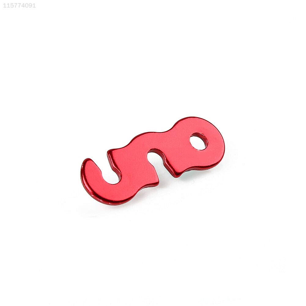 ELECTROPRIME 3426 Hook Wind Rope Red Tent Hook Multifunctional Rope Buckle Small Red