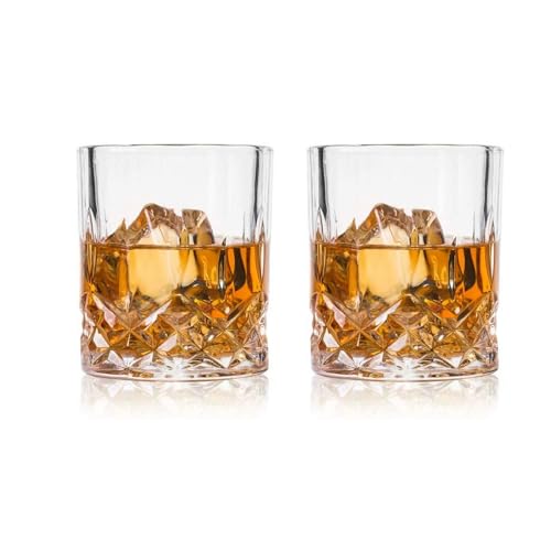 2 Pack Old Fashioned Whiskey Glasses