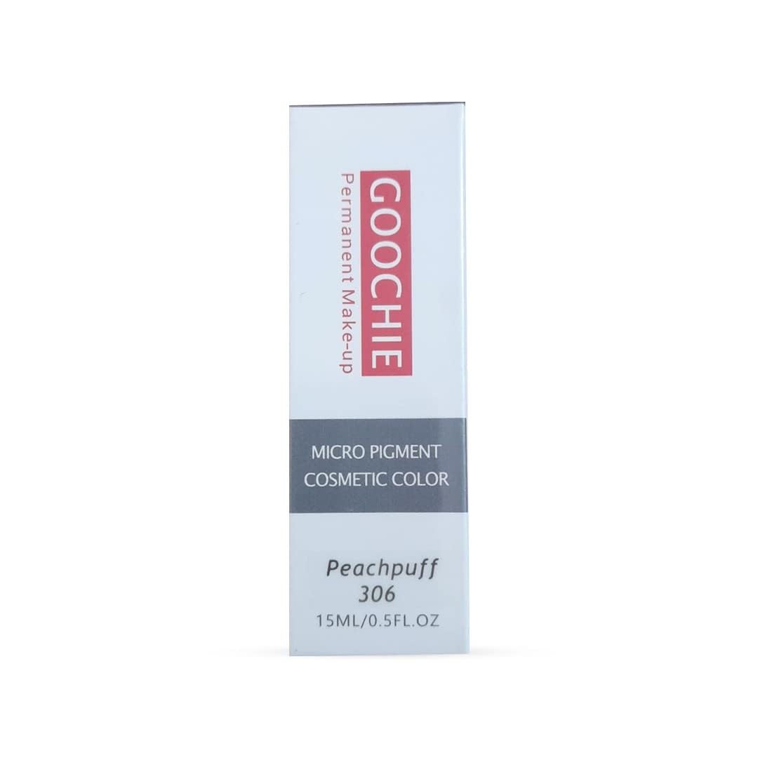 Goochie Permanent Makeup Micro Pigment Peachpuff 306, 15ml.1/2oz