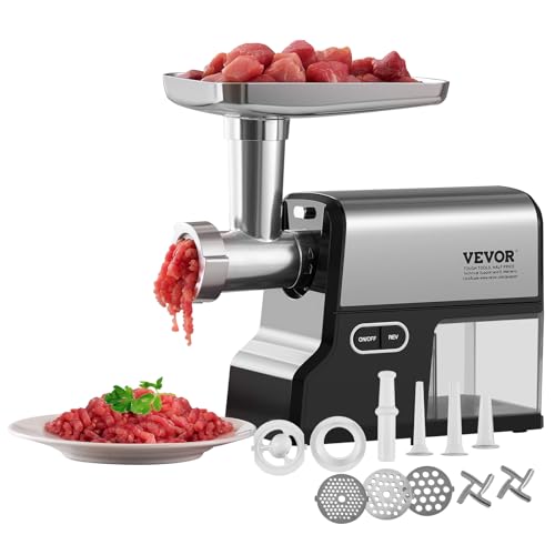 VEVOR Meat Grinder, 4.2 Lbs/Min Capacity Electric Meat Grinders with
