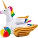 Unicorn Pool Float for Kids Swimming Floats for Toddlers Age 3.5-6 Years Inflatable Unicorn Floats for Pool for Girls Boys Summer Swimming Cute Kids Floaties