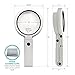 MagniPros See Things Differently Magnifying Glass with 8 LED Lights, Handsfree Magnifier, Dual Magnification Lens, Gentle & Bright Light Settings- for Reading Books, Jewlery, Coins, Craft & Hobbies