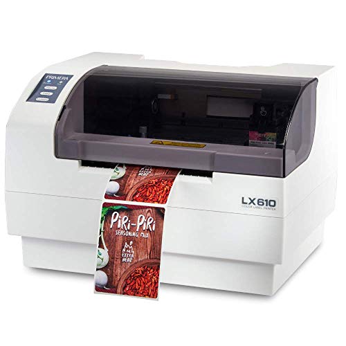Image of Primera LX610 Color Inkjet Label Printer with Plotter Cutter 74541 - Print and Cut Any Label Shape or Size in One Machine. Prints Up to 5 Inches Wide