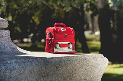 Image of PICNIC TIME NFL unisex-adult NFL Pranzo Lunch Bag, Insulated Lunch Box with Picnic Set, Lunch Cooler Bag