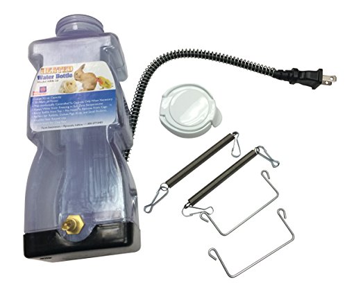 image for Farm Innovators Model HRB-20 Heated Water Bottle for Rabbits, 32-Ounce