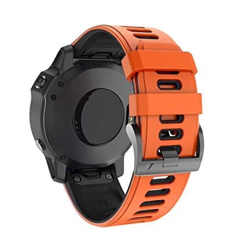 SNKB 22 26MM Pulseira de relógio de ajuste rápido para Garmin Fenix 6X Pro Watch pulseira de silicon