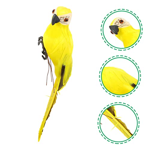 Toyvian 5 Pçs Simulação Estátua De Papagaio Decoração Artificiales Para Decoração De Mesa Papagaios