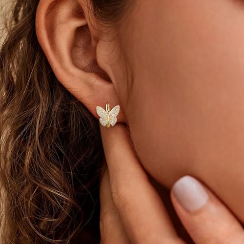 Gold Bow Earrings for Women Trendy French Elegant Ribbon Gold Earrings for Women Bow Jewelry Wedding Party Gift for Her3