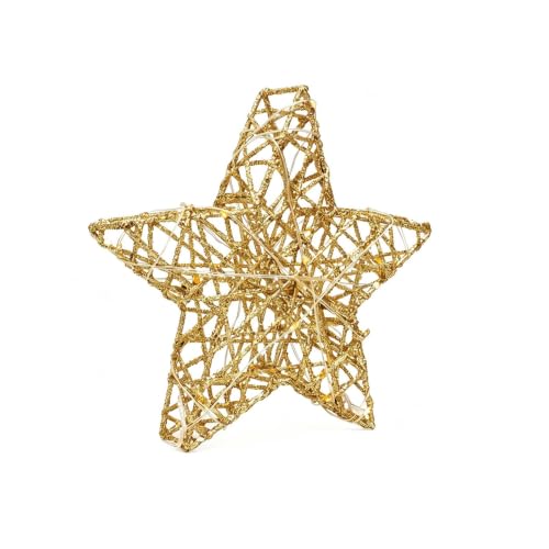 Metal Christmas Hanging Star Lights for Home Decor, Star Decorations (S) - image 6