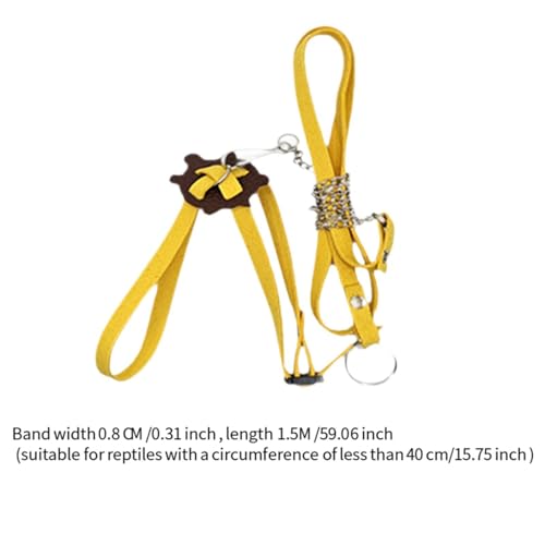 Image of BNF Reptile Harness Leash Adjustable Tortoise Harness for Outdoor Walking Lizards