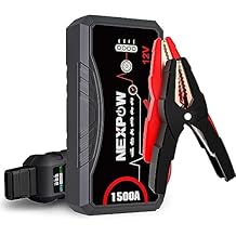 NEXPOW 1500A Car Jump Starter Car Battery Jumper Starter Pack Q10S for Up to 7.0L Gas and 5.5L Diesel Engine12V Auto Battery Booster,Jumper Cables Portable Lithium Jump Box with LED Light/USB QC3.0