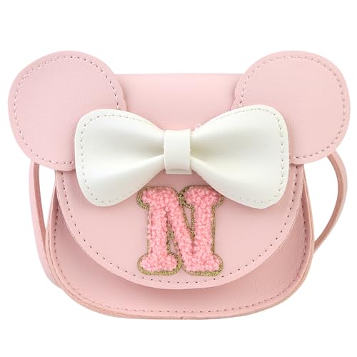 Ondeam Shoulder Bag for Girl Birthday Gifts for Girls 4-7 Shoulder Bag for Ages 4-5 Lovable Mouse Ears Kid wallet