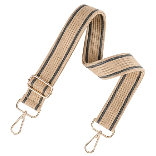 Image of chushui Woven Stripe Purse Straps,Replacement Crossbody Wide Shoulder Adjustable Strap for Bag Handbags