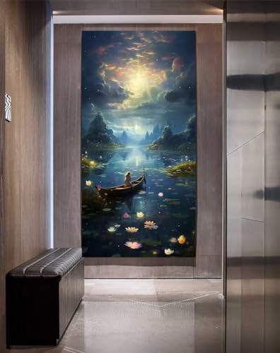 Peinture Diamant Bateau et Lac, une idée cadeau originale en grand format 5D