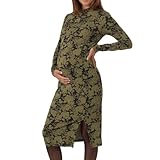  Mamalicious Robe de Grossesse Noire/Kaki Femme Filicia Noir XS