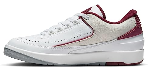 Jordan Men's 2 Retro Low Cherrywood White/Cherrywood Red (DV9956 103) - 10.5