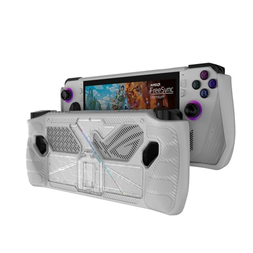 LICHIFIT TPU+PC Protective Case Cover with Foldable Stand for ASUS Rog Ally Handheld Game Console Shell Skin with Back Support Bracket Accessories - Image 3