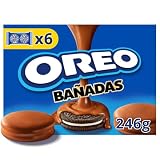 Oreo Bañadas Chocolate, Galletas con Cobertura Sabor a Chocolate con Leche, 246 g