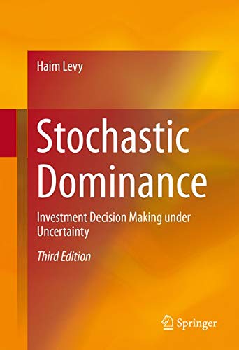 Buy Stochastic Dominance — BookShops.in