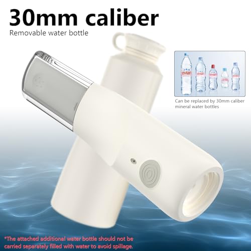 kelleria Po Dusche für die Intimhygiene, Reise tragbares Bidet Intimdusche, Elektrisches Bidet für Reisen und Alltag, Spart Papier, Geeignet für jede Lebenslage, IPX7 wasserdichtes, 350ML, Weiß – Bild 6