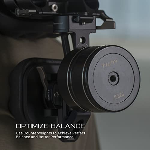 Tilta 500G Gegengewicht für leichtes Schulter-Rig für DSLR-Kamera, Camcorder, schwarz TA-LSR-500-B