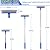 Grout Brush with Long Handle, Lalafancy 20-50 Inch V Shape Stiff Bristles Tile Floor Grout Cleaner Brush 160° Rotatable for Kitchen Shower Tub Floor Tiles Baseboards Tight Space