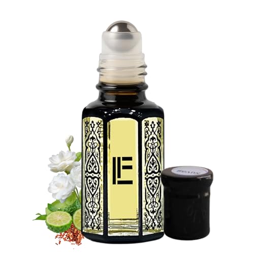 Roll On Perfume Oil White Musk 6ml – Alcohol-Free Attar with Bergamot, Jasmine & Sandalwood Notes for Men and Women, Soft Fresh Long-Lasting Body Fragrance Inspired by Classic Musk