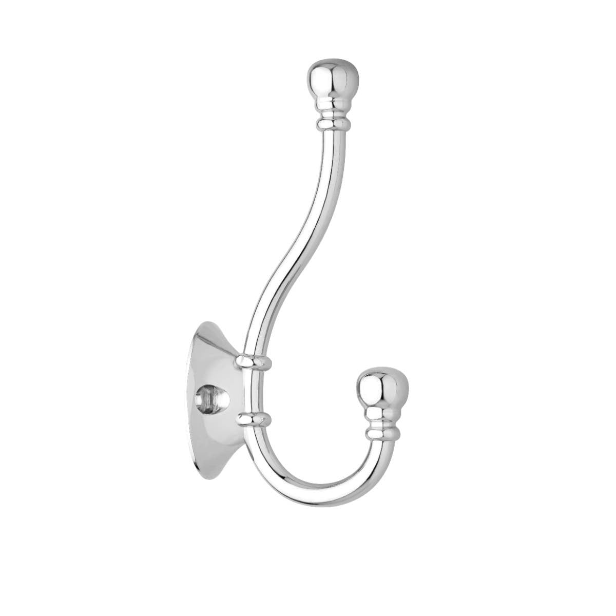 Decohooks 469574 Ball End Hat, Coat & Robe Hook in Polished Chrome Finish Door & Wall Mountable Single Pack - Image 3