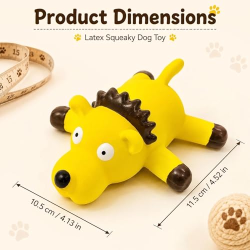 Juguete mordible y sonoro para perros de látex LOGOFUN miniatura 2
