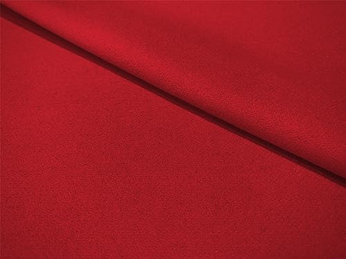 Championship Invitational Pool Table Cloth Replacement Set for 8 FT Pool Tables Billiard Table Felt Bathed in Teflon with Horsehair Brush -Spots - Chalk - 6 pre-Cut Rail Pieces (Red) - Thumbnail 3