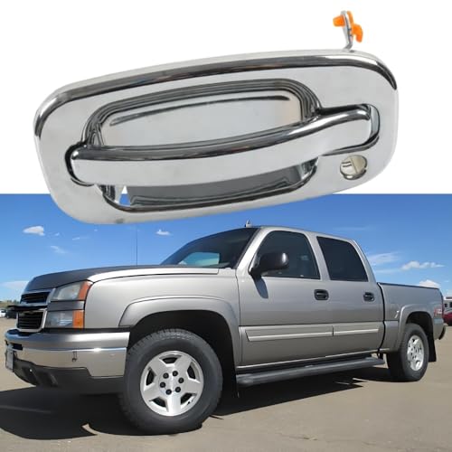 Poignée porte extérieure voiture chromée compatible Escalade et Silverado - 3