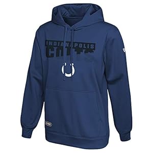 New Era NFL Men’s Scoreboard Pullover Performance Hoodie, Pro Football Fleece Hoodie, Indianapolis Colts, X-Large