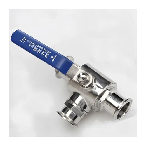 Vanne à boisseau sphérique inox 304 type T pour la dérivation des circuits de 51mm