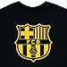 Icon Sports Barcelona FC Soccer Tee - Officially Licensed Unisex Adult Cotton Short Sleeve T-Shirt 120 Black L