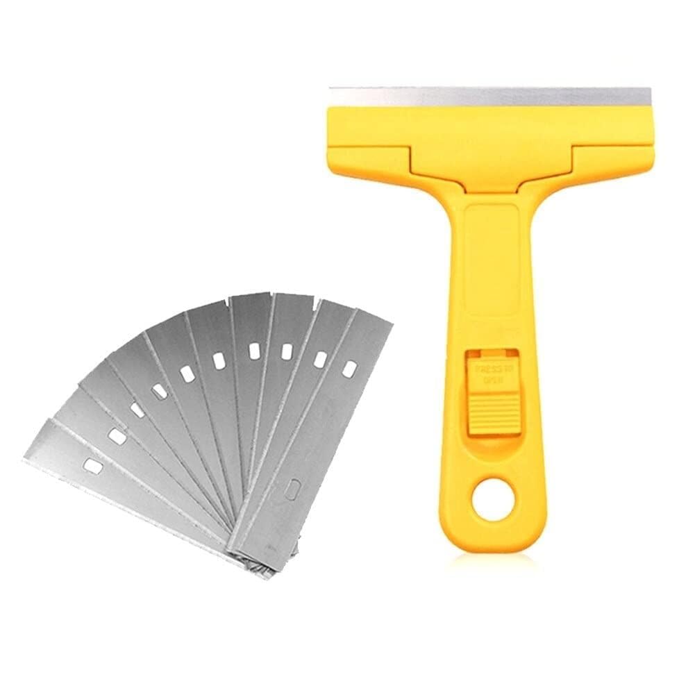 Ganraj 1PCS Portable Cleaning Shovel Cutter for Glass Floor Tiles Scraper with 5pcs Blades Paint Labels Stove Scraper Cleaning Hand Tools (B0CTTKMNQZ) Amazon Price History, Amazon Price Tracker