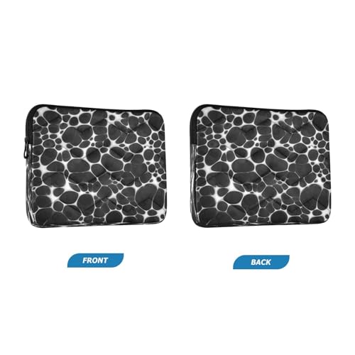 Funda para laptop 13-14 pulg impermeable negra con diseño miniatura 2