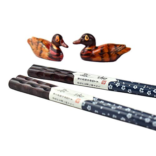 Artcome 8 Piece Japanese Style Ceramic Sushi Plate Dinnerware Set For Wedding Housewarming - 2 Sushi Plates, 2 Sauce Dishes, 2 Pairs Of Chopsticks, 2 Chopsticks Holders #TOP5