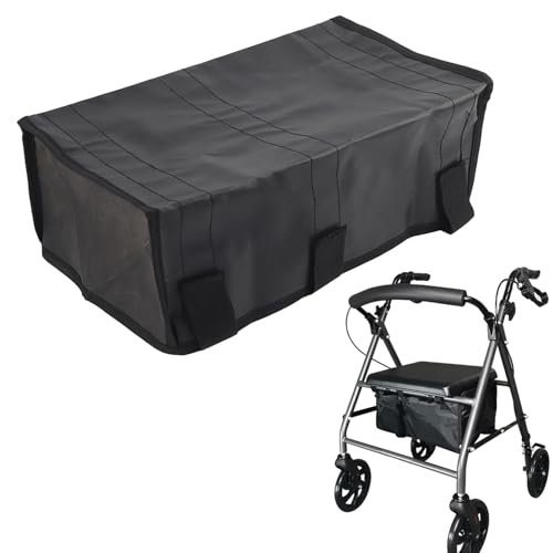 Bolsa Rollator De Bajo Asiento, 39x23.5x15 CM Bolsa Para Andador Cesta...