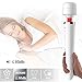 Cordless Personal Wand Electric Massager with 10 Powerful Magic Vibrations, PALOQUETH Rechargeable Handheld Back Massager Wand Massage for Deep Muscles Pain Relief