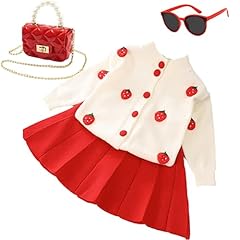 Strawberry Cardigan Set