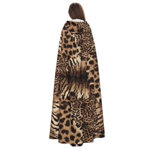 Cape durable pour cosplay léopard EdWal en tissu résistant adulte - 4