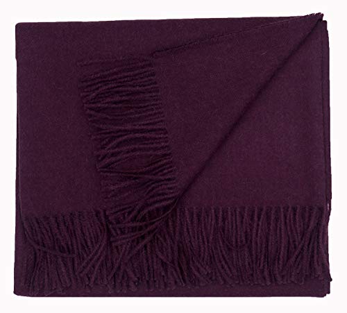 100% Baby Alpaca Throw Blankets - Solid Color Broad Selection, All Natural