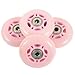 BESPORTBLE Monopatin para NiÃ±os 4pcs Quad Roller Skate Wheels 70mmx70mm for Speed Skating Artistic Jam Rink Rhythm Skates Pu Wear-Resistant Wheels Luggage Wheels