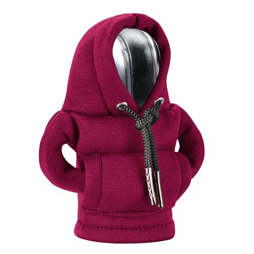 image for SLLAK Gear Shift Hoodie Cover, Universal Car Shift Knob Hoodie, Mini H