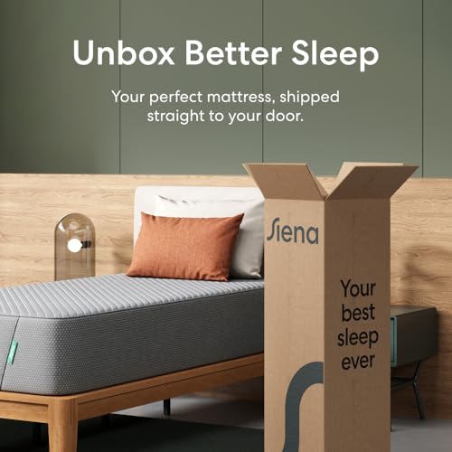 Siena 12" Twin XL Memory Foam Mattress - Medium Firm - 180 Night Trial - Premium Pressure-Relieving Layers - 10 Year Warranty - Mattress in a Box - CertiPUR-US Certified