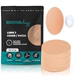 Freestyle Libre 3 Sensor Covers | Waterproof Adhesive Patches for CGM | Pack of 30 with 1 Reusable Hardshell Cover | Breathable & Sweatproof Suitable for Sensitive Skin | Tan Colour | Libra 3 Covers