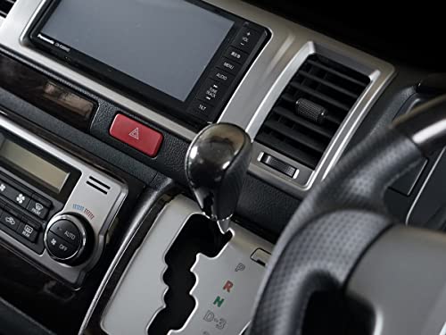 TRISTAR'S ハイエース レジアスエース 200系 黒木目マホガニー調シフトノブ