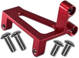 GPM for Traxxas TRX-4 Trail Defender Crawler/TRX-6 MERC-Benz G63 Upgrade Parts Aluminum Center Gear Box Diff Lock Servo Mount - 1Pc Set Red