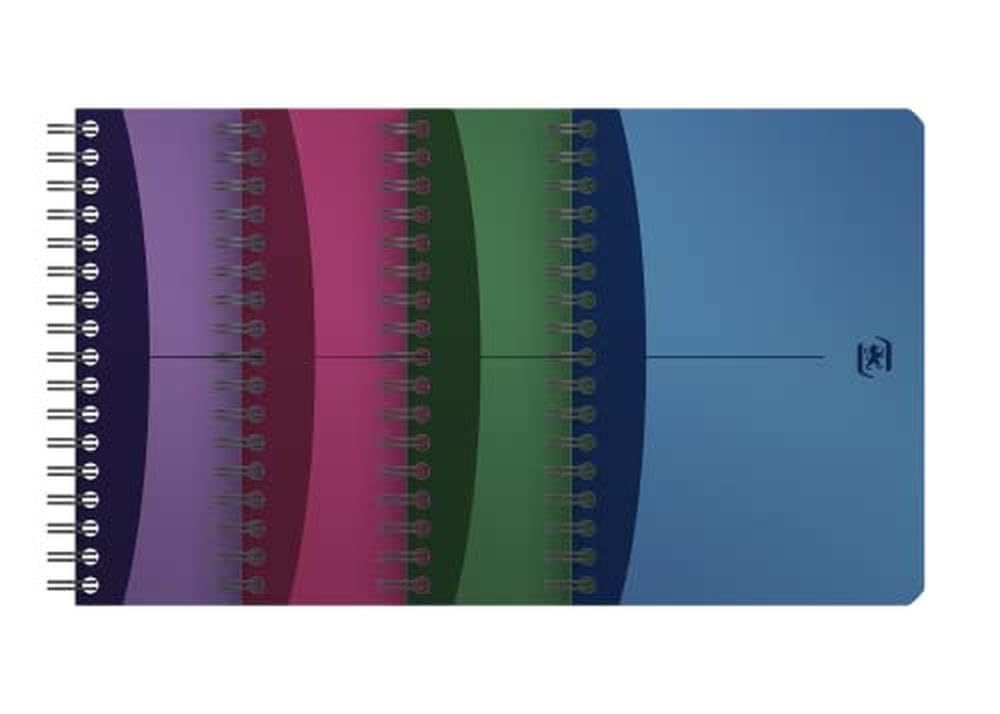 Oxford Spiralblock A6, kariert, Urban Mix, Spiral-Notizbuch, 4 Farben, 10 Stück